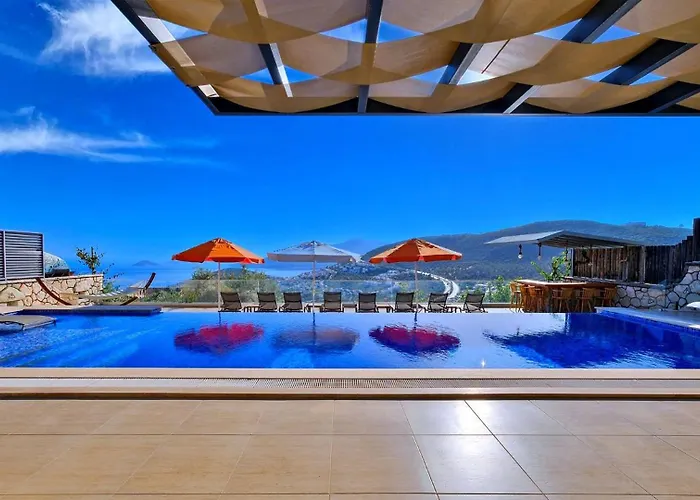 5 Bedroom Luxury Seaviews - Private Heated Pool Villa Kalkan