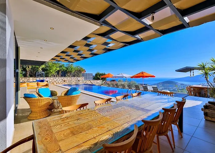 5 Bedroom Luxury Seaviews - Private Heated Pool Villa Kalkan
